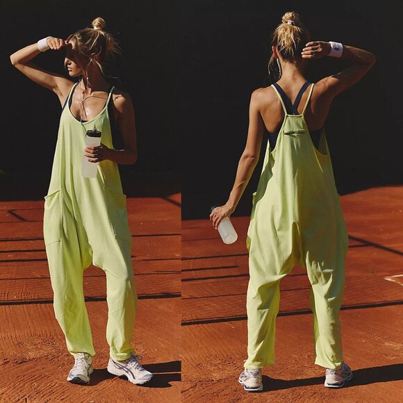 New! FP Movement Free People Sour Citrus Hot Shot Onesie Large 41255 - Picture 1 of 14